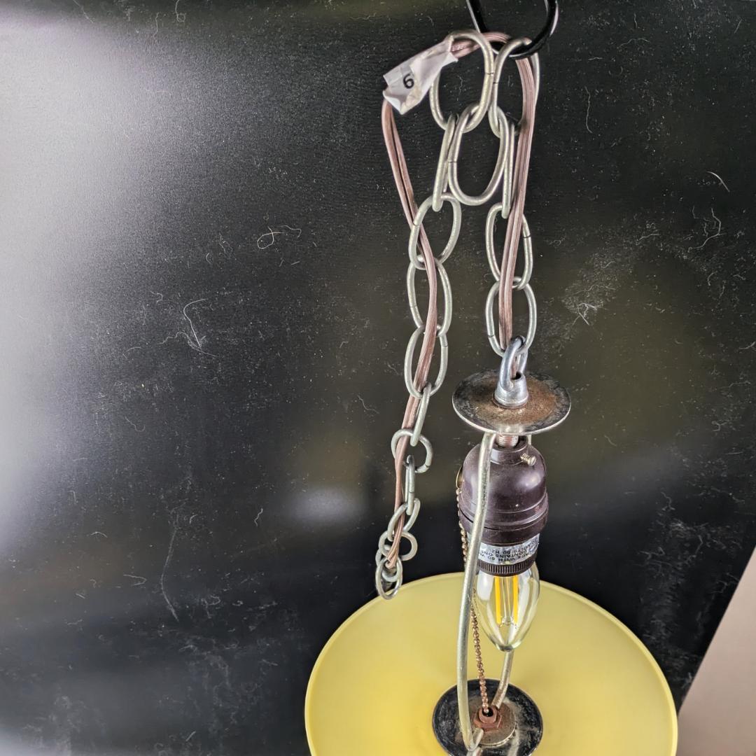 パブストブルーリボン ビンテージ照明 吊り下げライト点灯確認済 エジソン球付