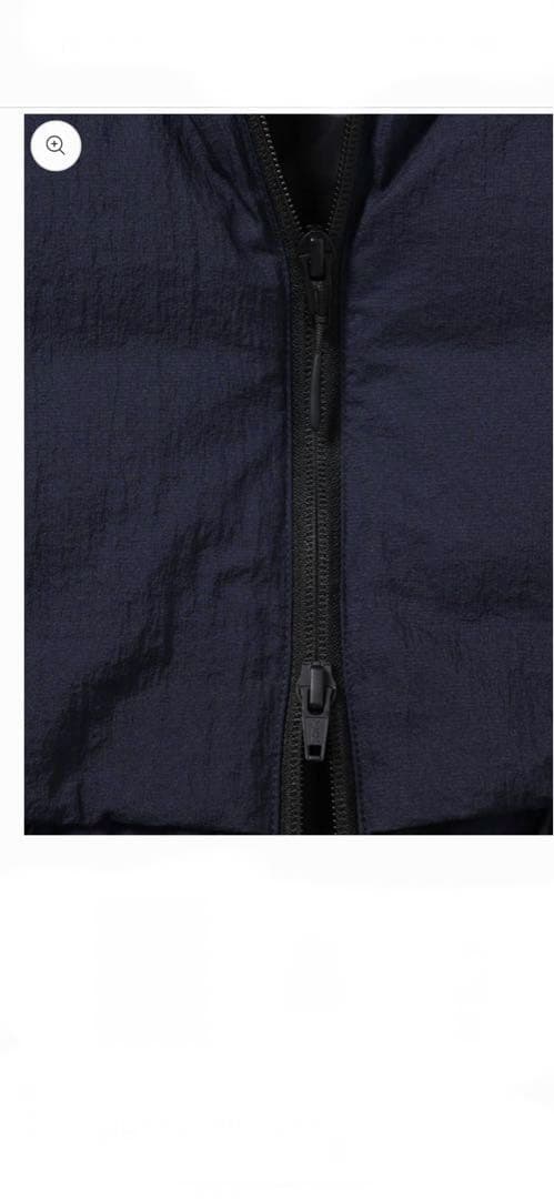 ネイビー ダウンベスト　ES.1 Light Down Vest