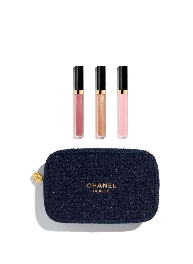 【新品未使用】シャネル 2025 ホリデー　ルージュ ココ グロス トリオセット
