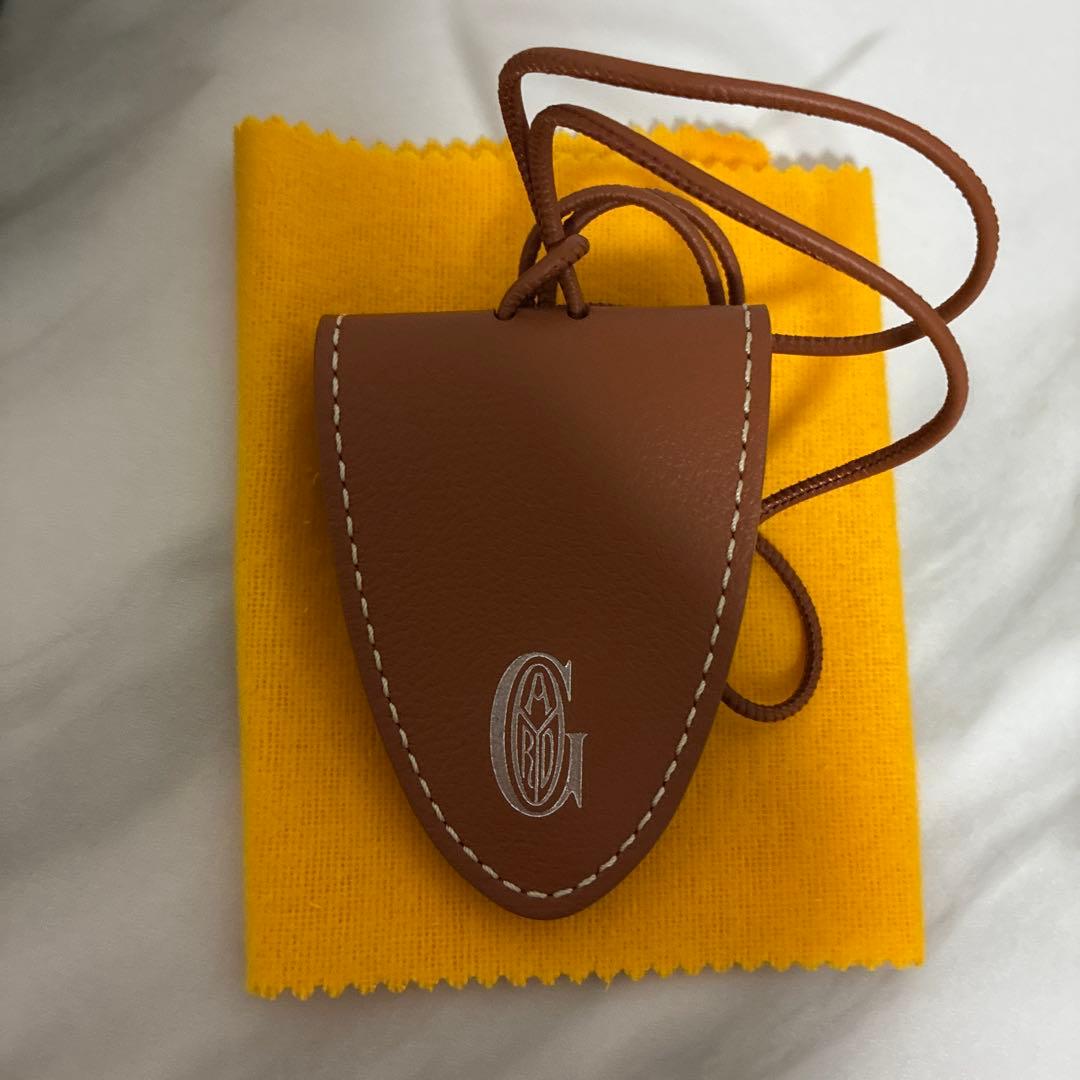 ゴヤール　GOYARD クロ　ユニバーサル　バッグクリップ　チャーム　ブラウン