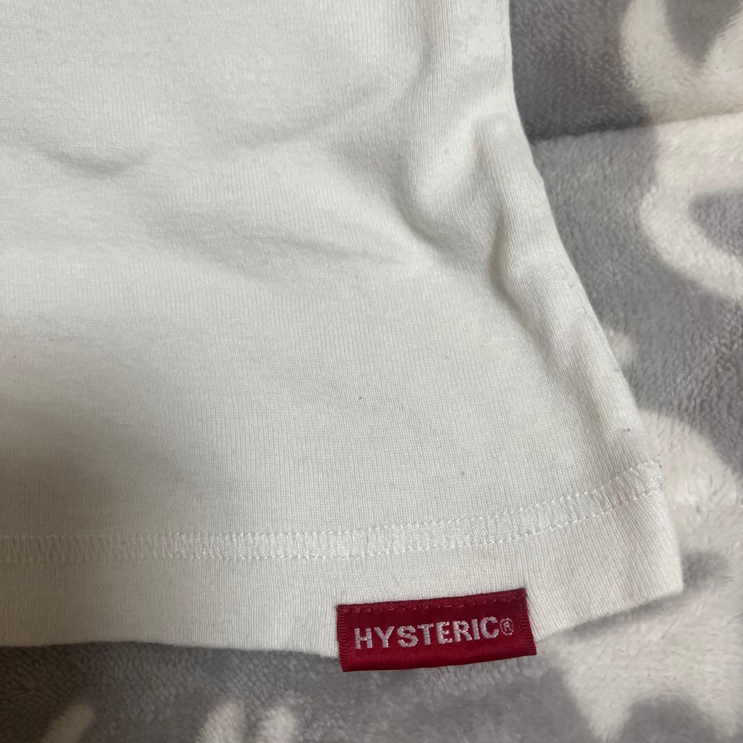 HYSTERIC GLAMOURバタフライプリント タンクトップ 白