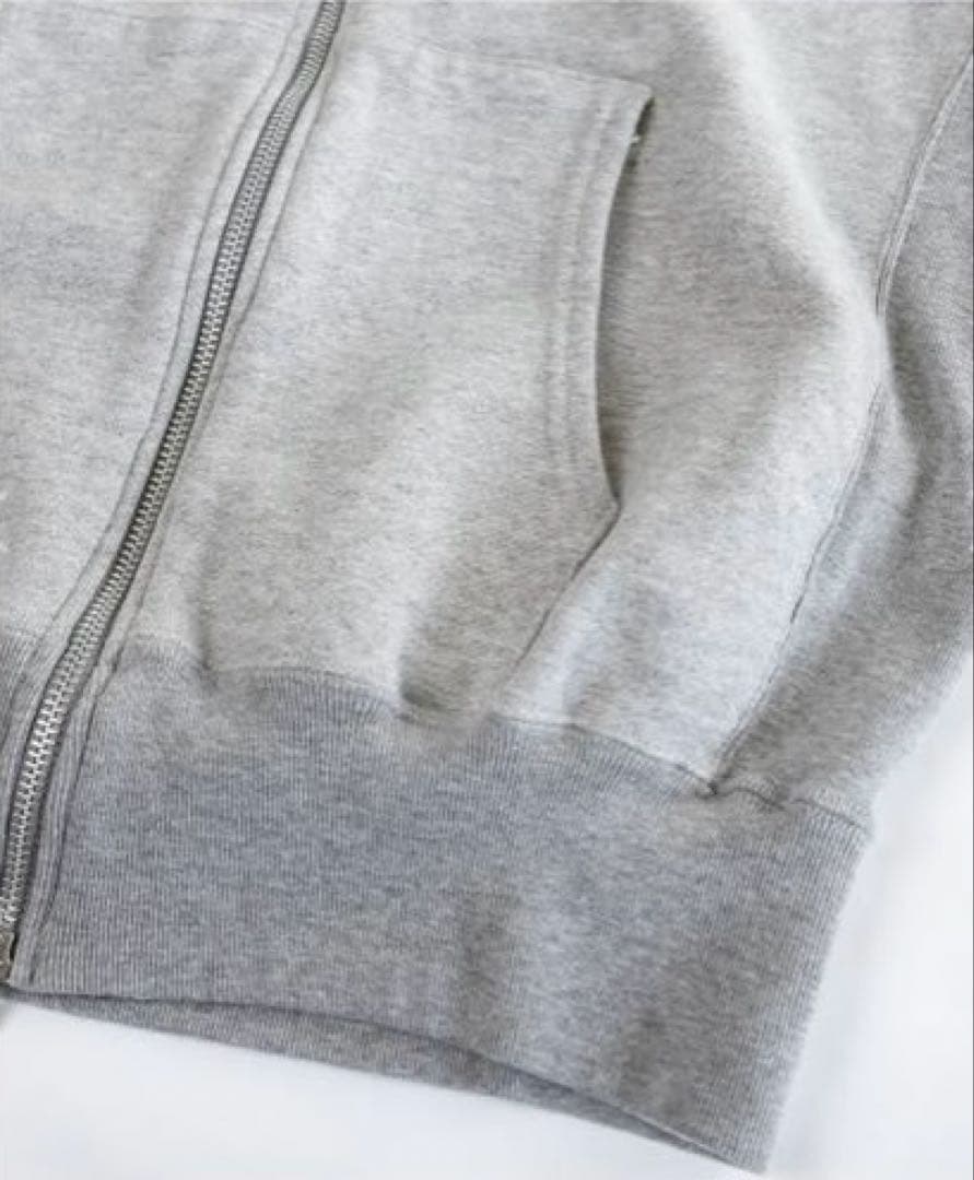 【新品値札付き】SOLAMONAT ふわりと裏毛ヴィンテージジップパーカー