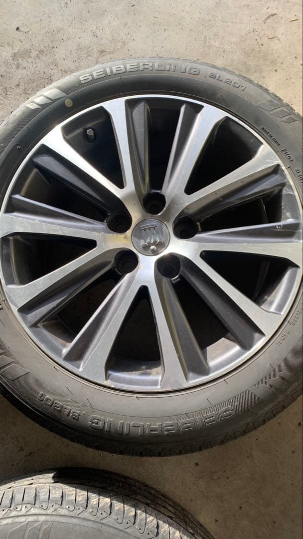 21クラウン純正ホイールメッキ17インチ ホイールセット早い者勝ち