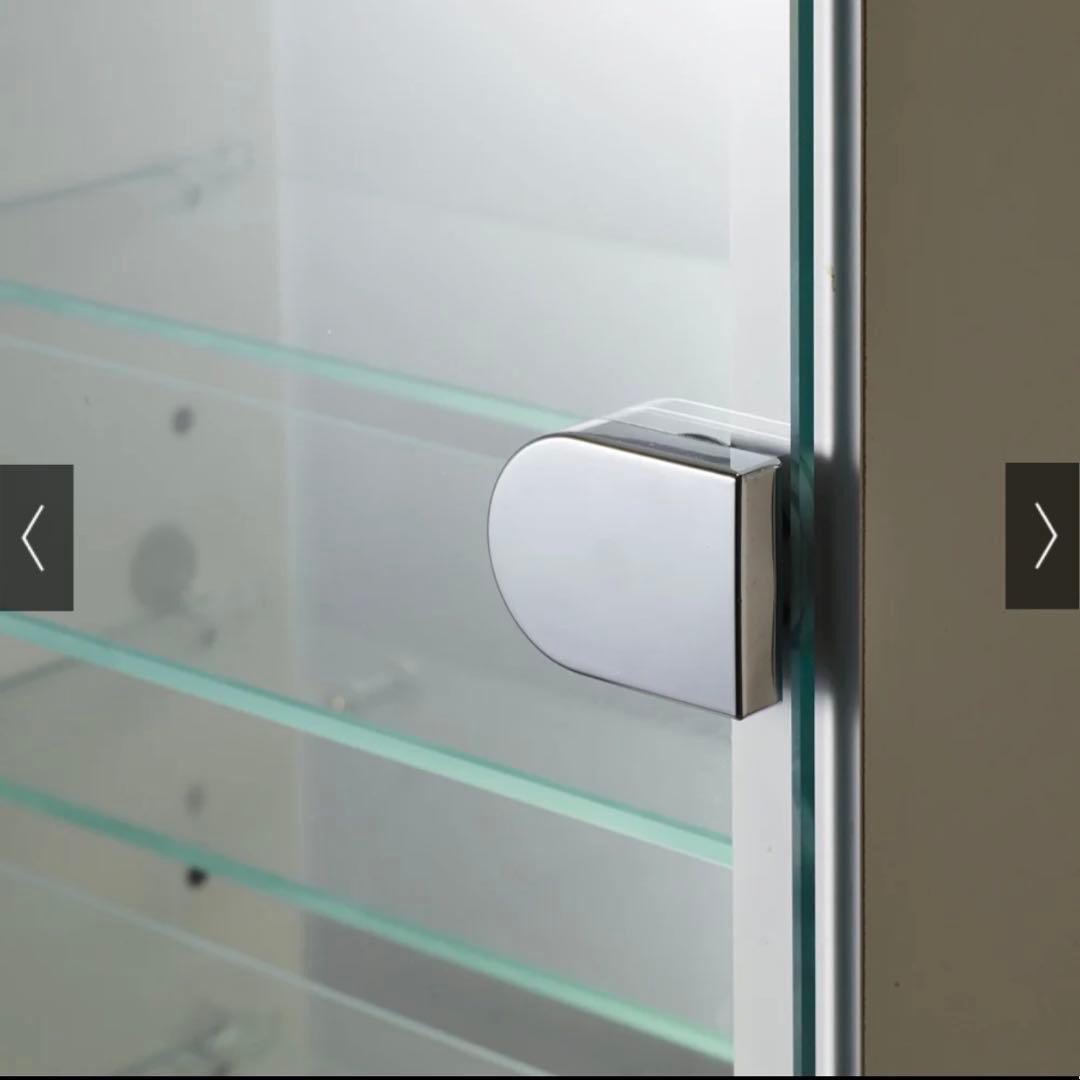 【新品未使用】LEDライト付女優ドレッサー60cmホワイト