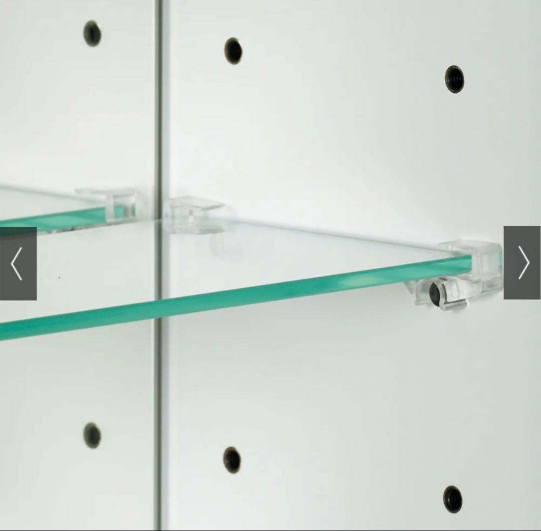 【新品未使用】LEDライト付女優ドレッサー60cmホワイト