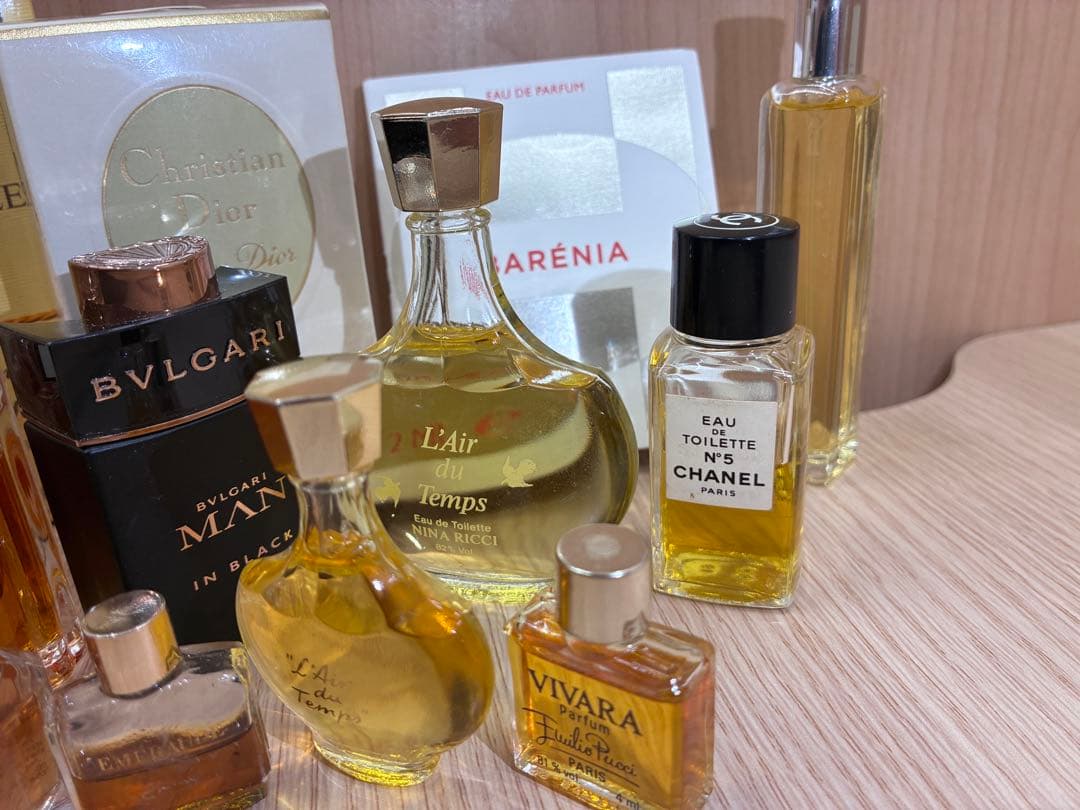 ▲ミニ香水　シャネル/ディオール/エルメス/ゲラン等…　計14点