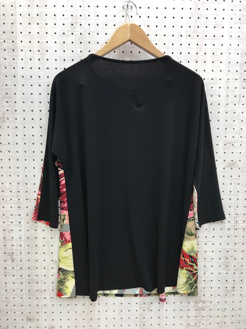 国産古着　TOKUKO 1er Vol　 エキゾチックコラージュ柄チュニック