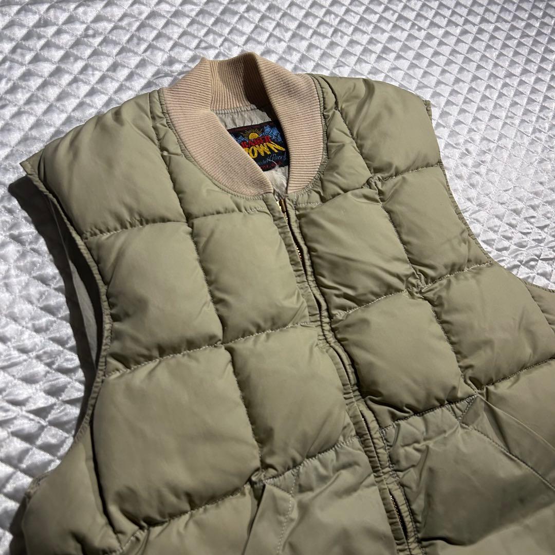 j*3様 50s~60s VINTAGE USA 日の出タグ グースダウンベスト