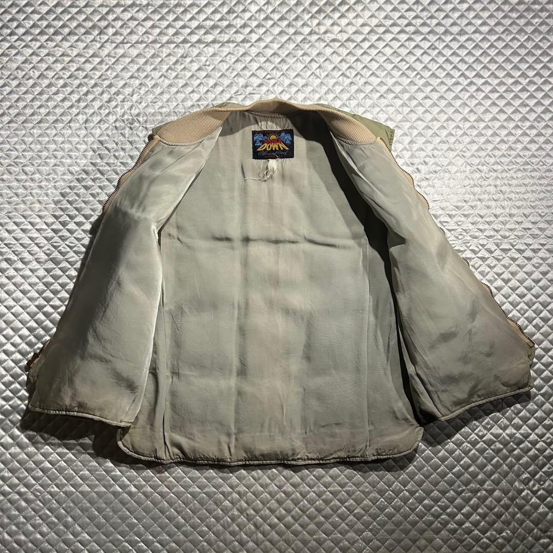 j*3様 50s~60s VINTAGE USA 日の出タグ グースダウンベスト
