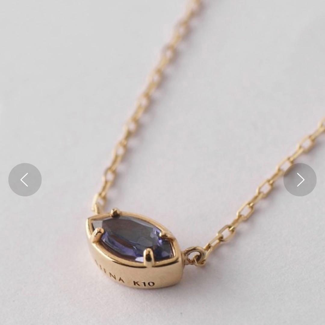 新品未使用　ネックレス　K10 siena sienarose シエナロゼ