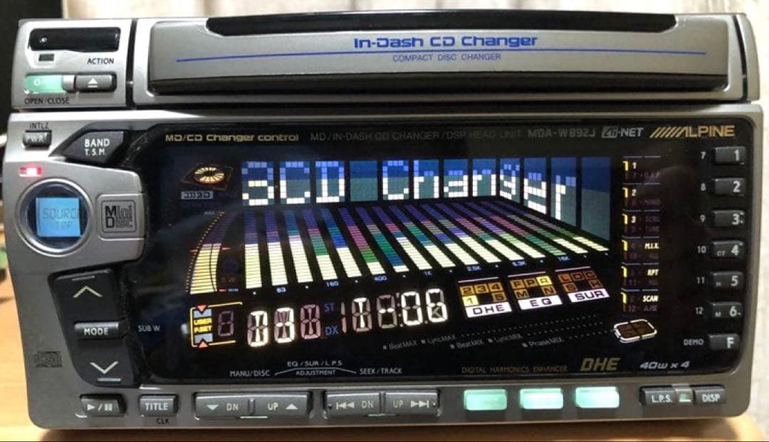 アルパイン　MDA-W892J 3CD ALPINE MDA-W890J