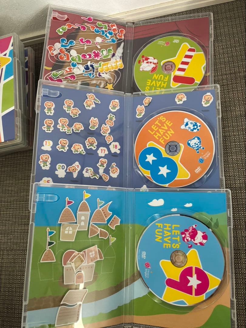 ミライグリッシュ　DVD15枚、CD3枚のみ(ケース・BOXなし)