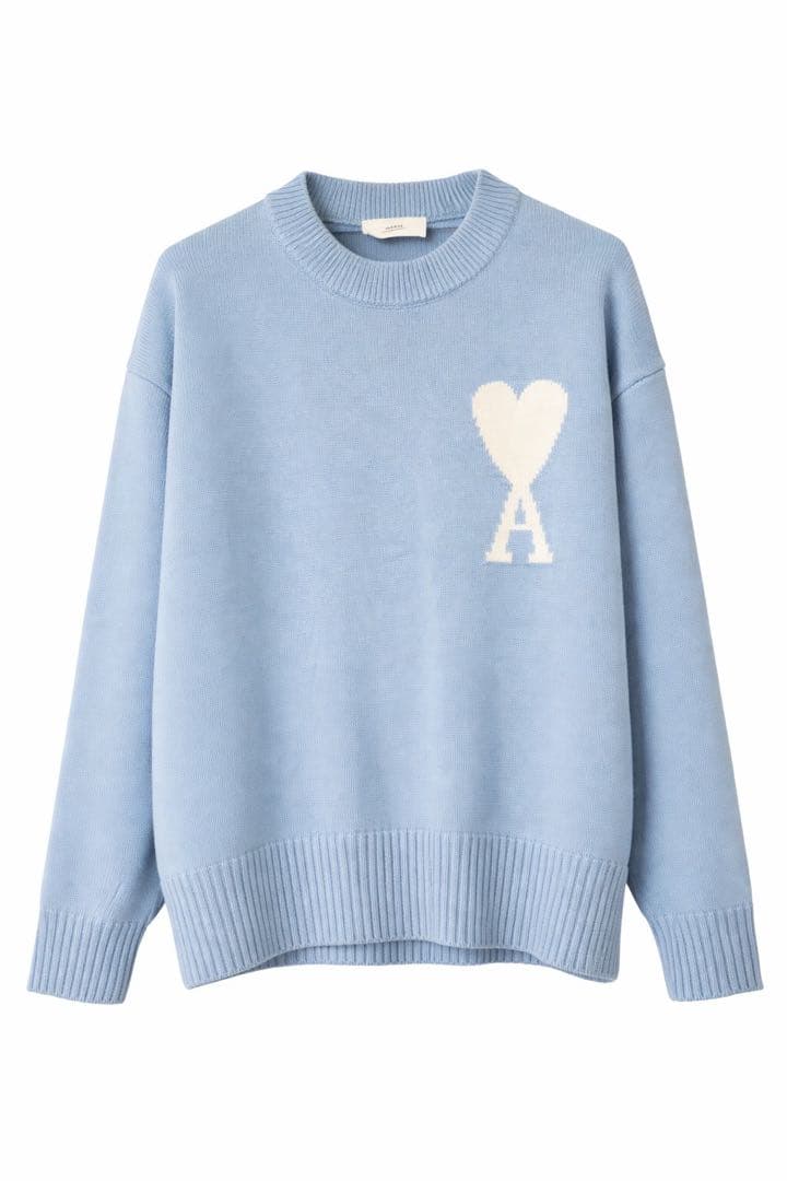 アミパリス 水色 ニットセーター