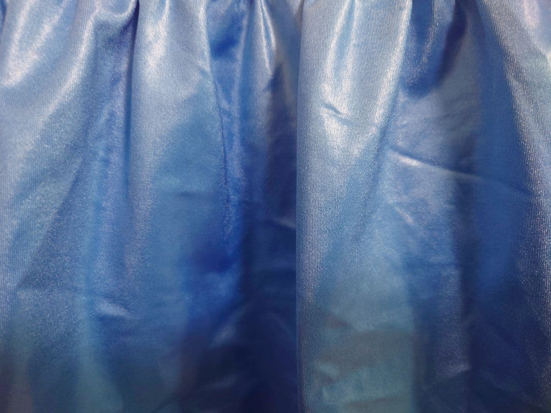 コスメイトオリジナル　スーパーウェット生地セーラーレオタード半袖　Mサイズ　水色