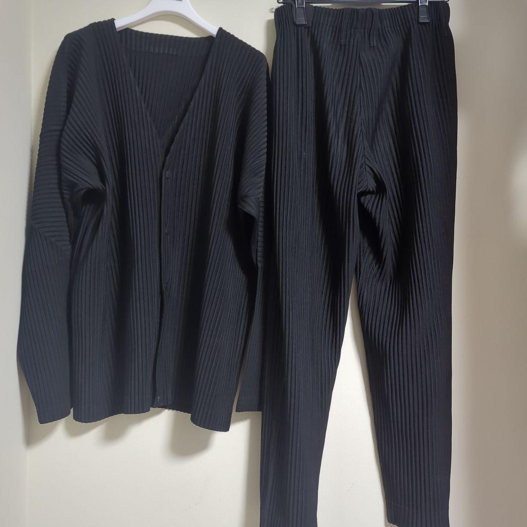 HOMMEPLISSE ISSEYMIYAKE ブラックセットアップ