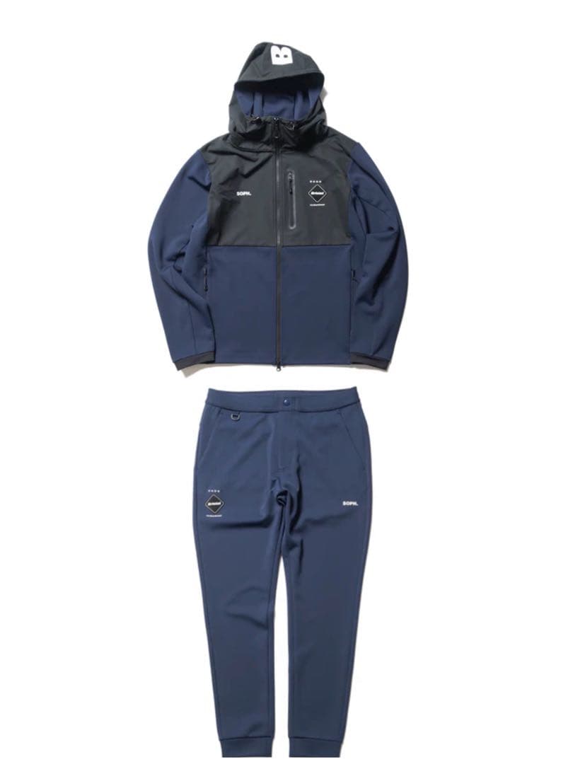 【新品未使用】FCRB PDKジャケット＆パンツ　上下セット　ネイビー