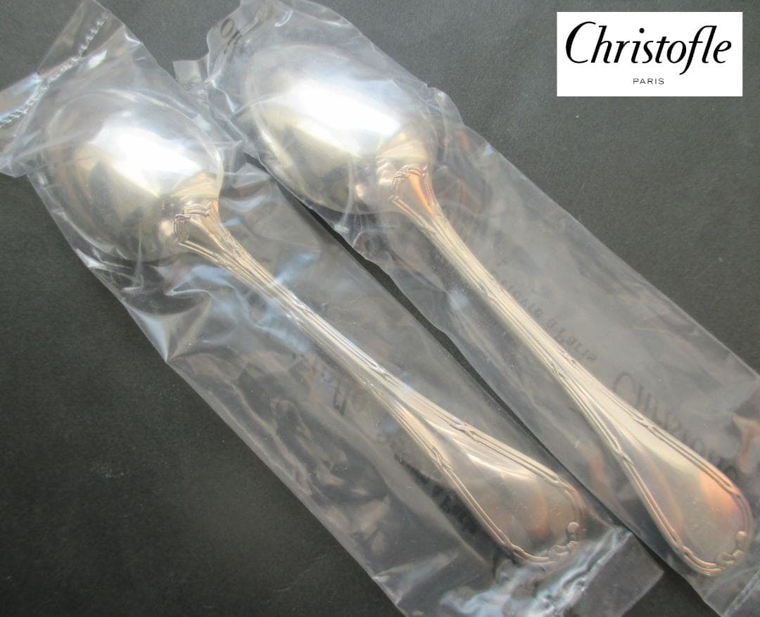 プルページ☆級銀器クリストフルシルバー銀P　カトラリー6本　リュバン