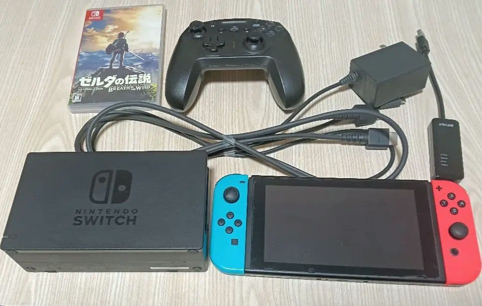 Nintendo Switch 本体 青赤 ゼルダの伝説 ブレスオブザワイルド