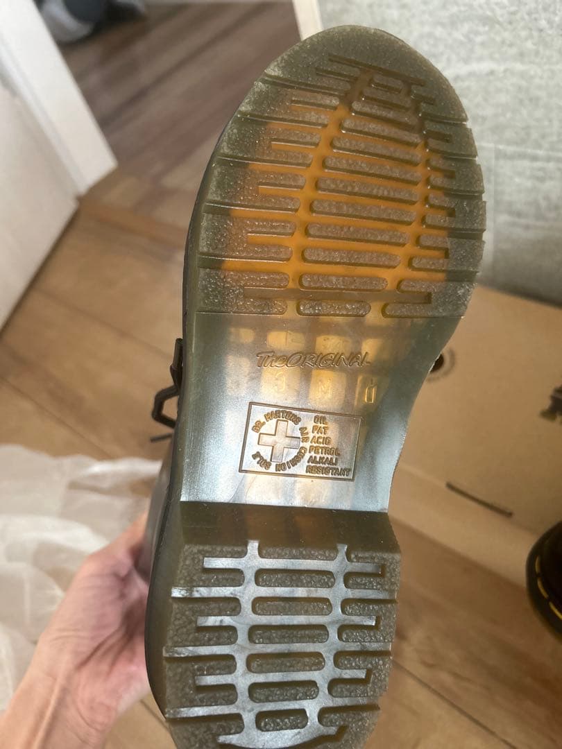 Dr. Martens ブラック レースアップ　ハイカットブーツ