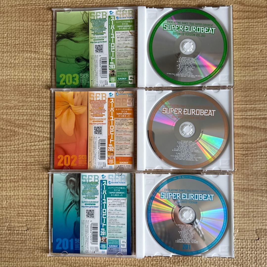 【帯付き】スーパーユーロビート VOL.201〜210セット