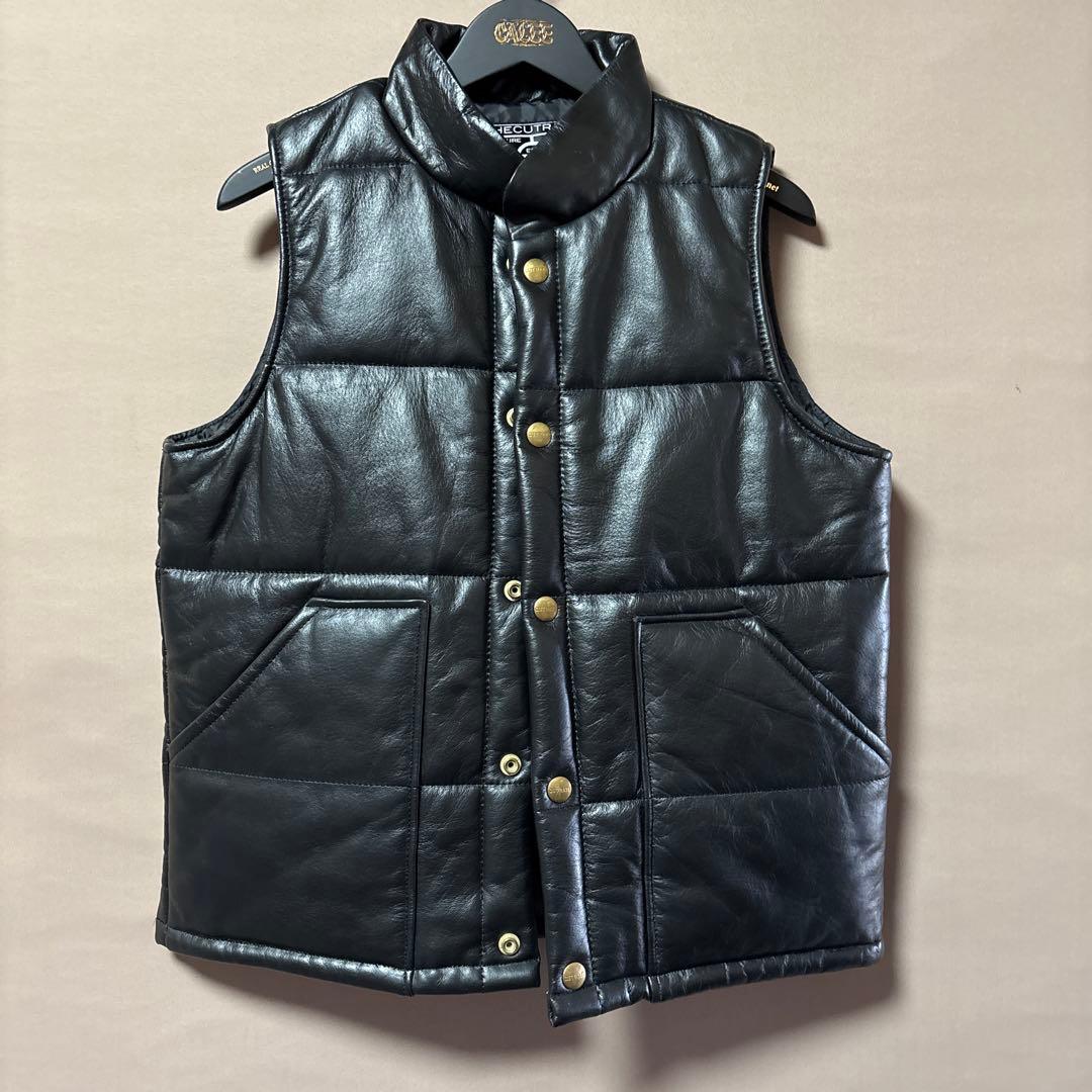 CUTRATE　レザーベスト　バッファローレザー