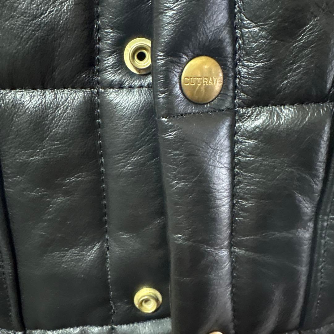 CUTRATE　レザーベスト　バッファローレザー