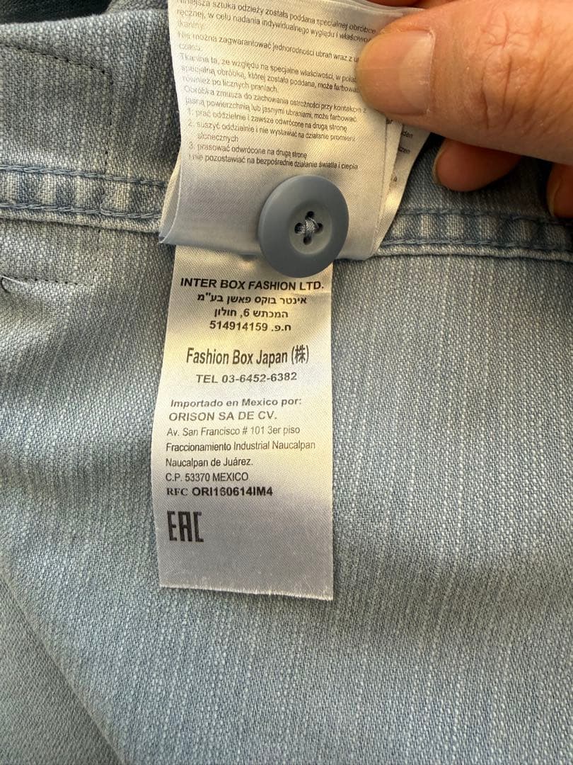 REPLAY 約3万円購入/国内正規品　パッチ付きライトデニムジャケット