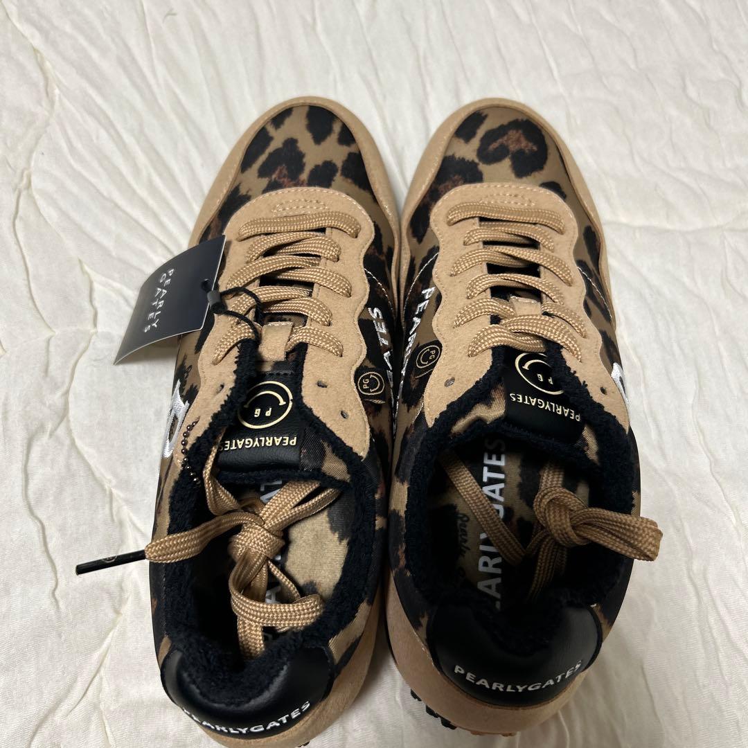 PEARLY GATES ヒョウ柄 ゴルフシューズ　レオパード　スニーカー