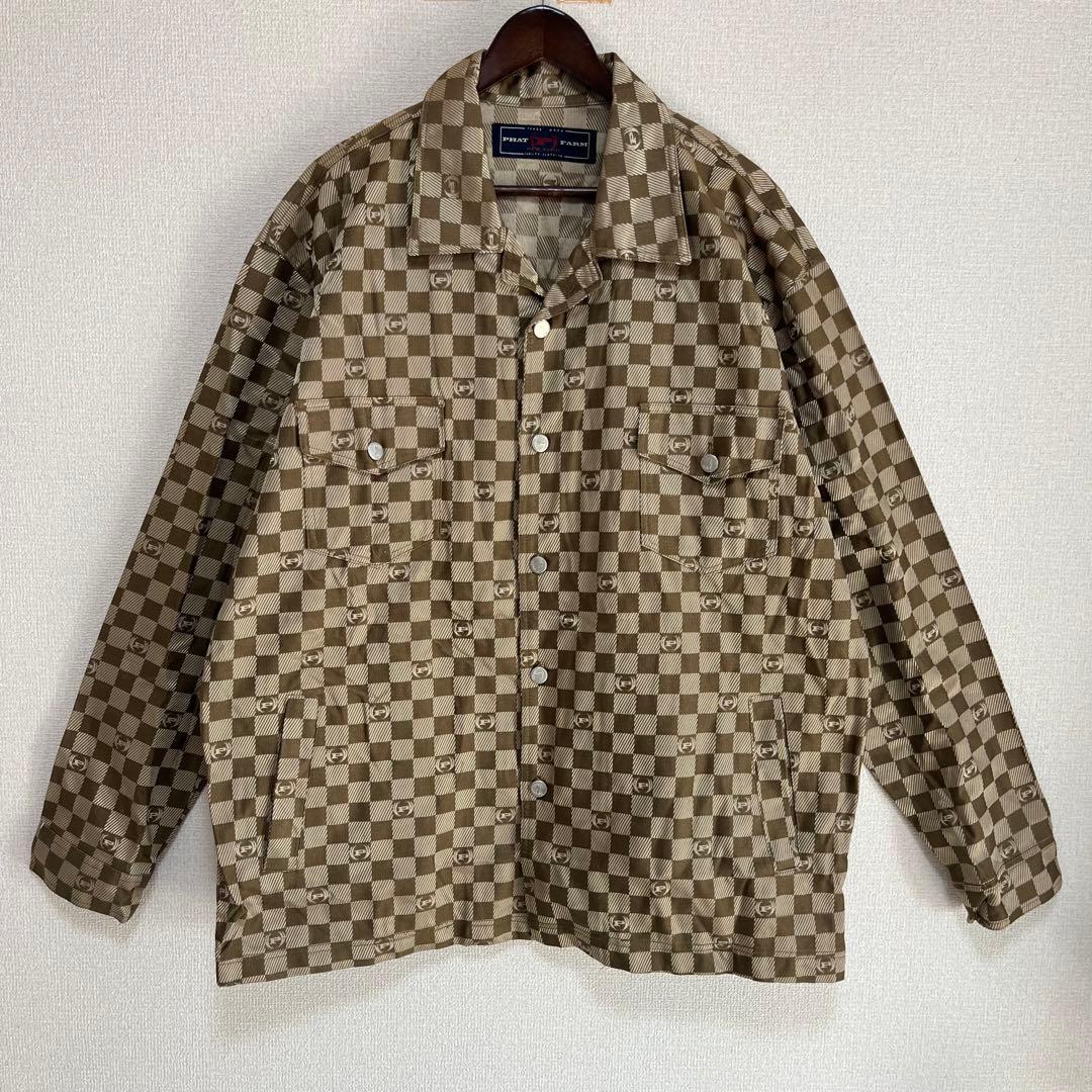 ★激レア PHAT FARM ファットファーム セットアップ ダミエ柄 XXL