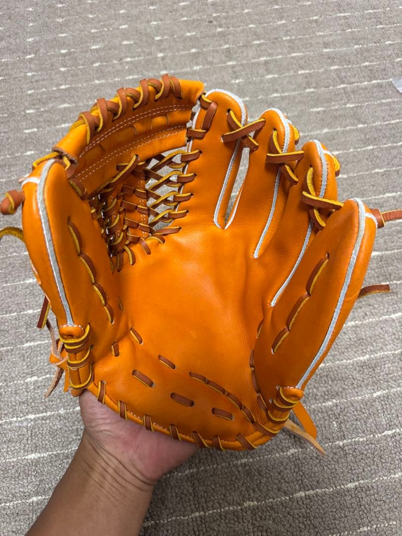 限定】Yell-story エールストーリー　硬式野球グローブ オレンジ