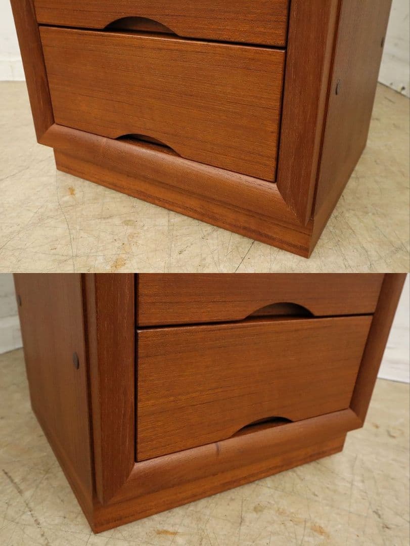 ジャパンヴィンテージ【日田工芸】チーク材 キャビネット飾り棚・収納・北欧スタイル