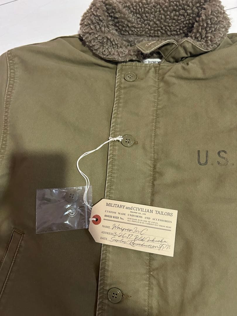 未使用　WIPER N-1 デッキジャケット ステンシル ワイパー42 N1