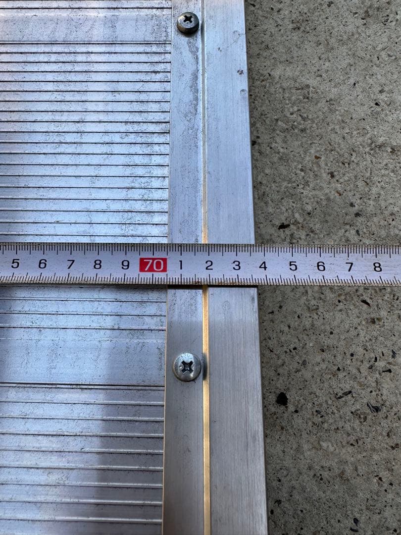 アルミ製 折りたたみスロープ 70cmx150cm 段差解消 業務用