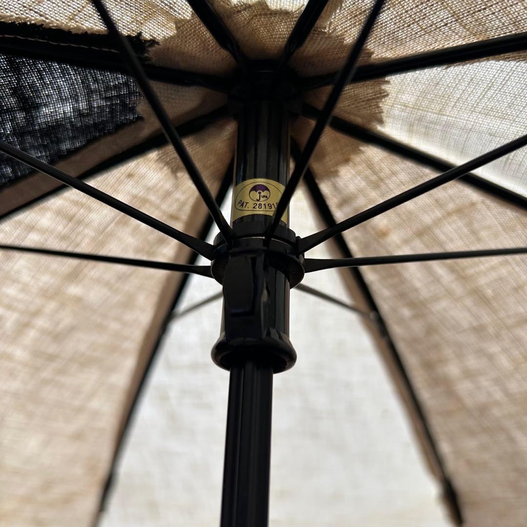 シュールメール　リネン　折りたたみ日傘