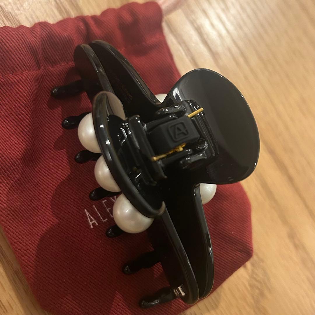 【早い者勝ち】ALEXANDRE DE PARIS パール ヘアクリップ　M