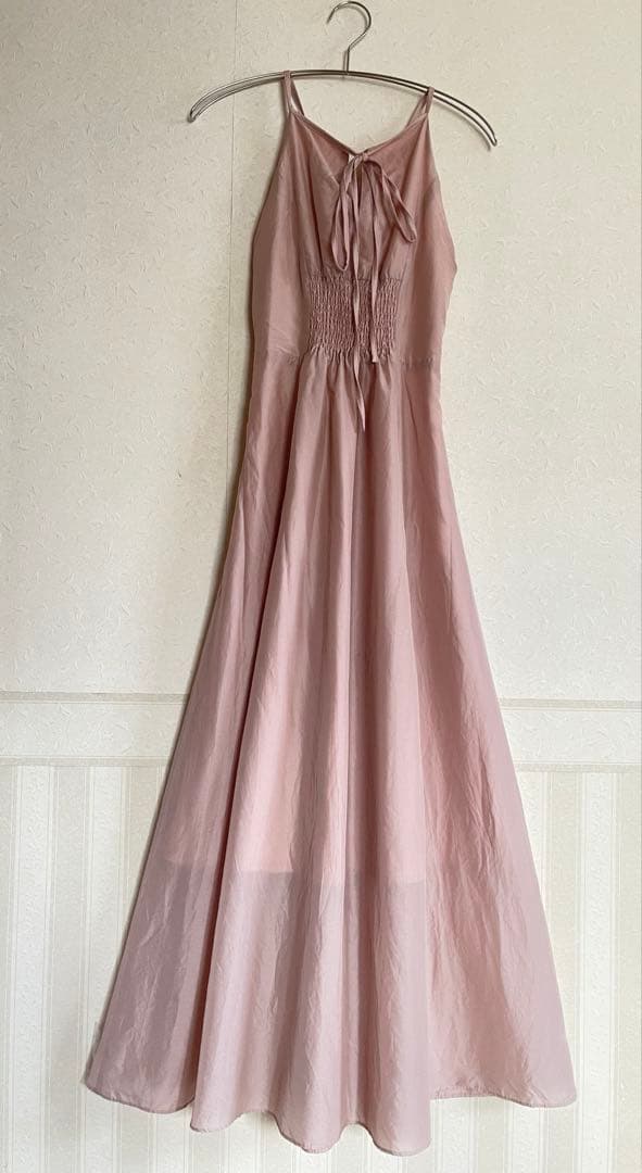 スナイデル スラブニットセットシアーワンピース ピンク 1