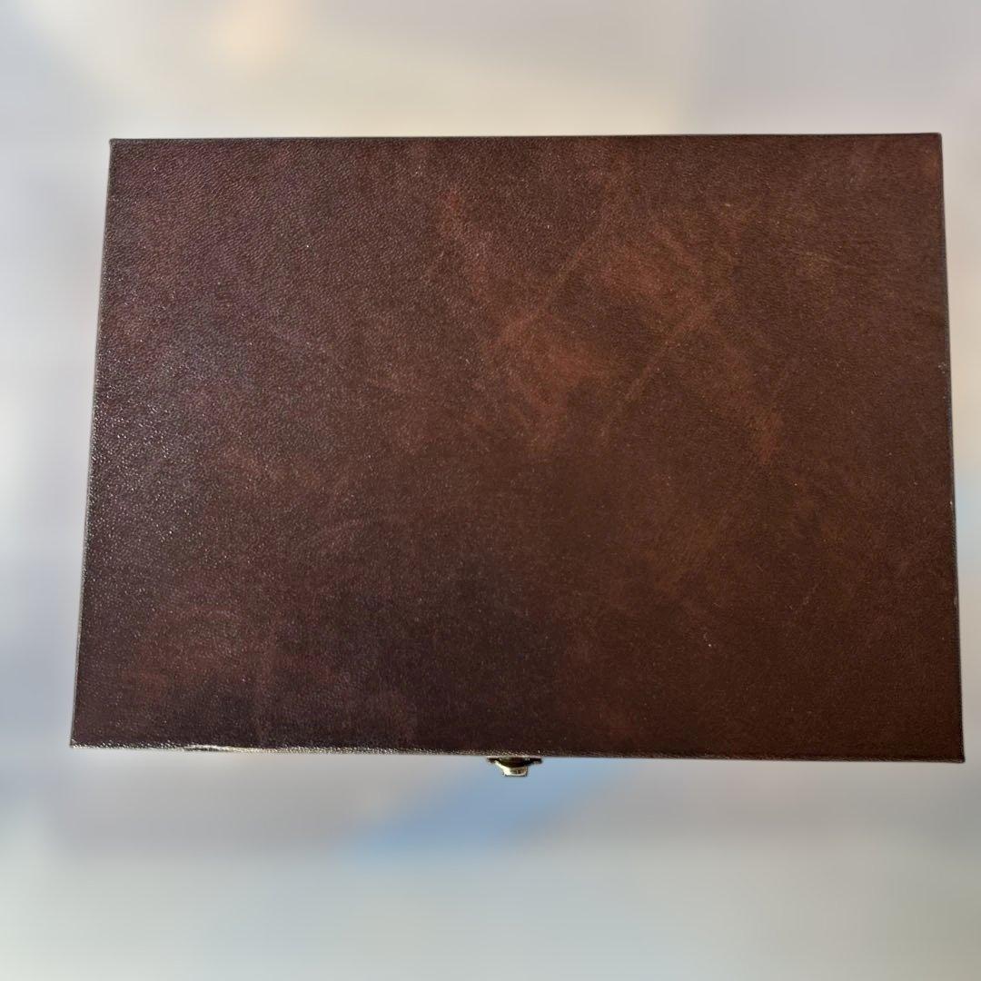 アズマ　インペリアル　18-18　ケーキスプーン5本セット(ケース付き)