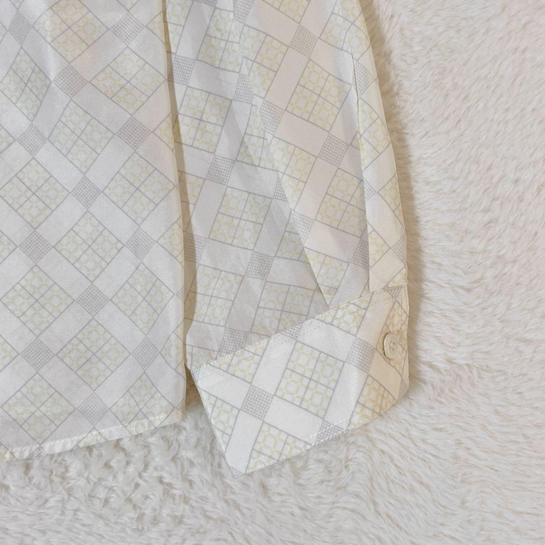 美品✨セオリーリュクス シルク ボウタイブラウス とろみシャツ シルク100%