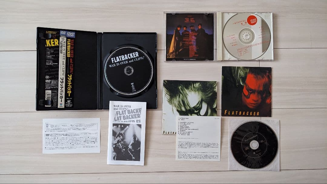 【激レア/美品】FLATBACKER　CD2枚+LIVE DVD1枚セット