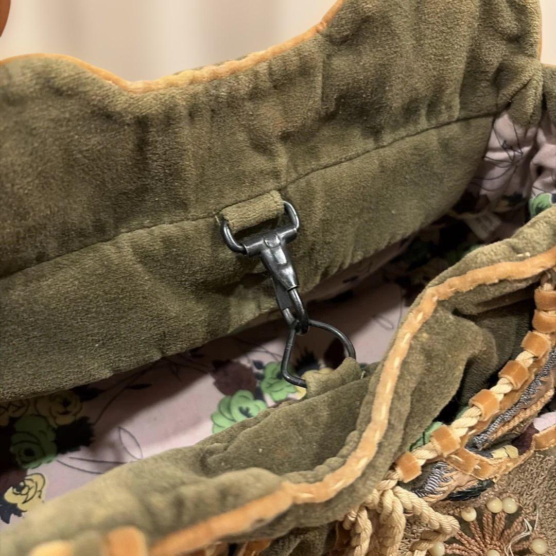 JAMIN PUECH 刺繍ハンドバッグ