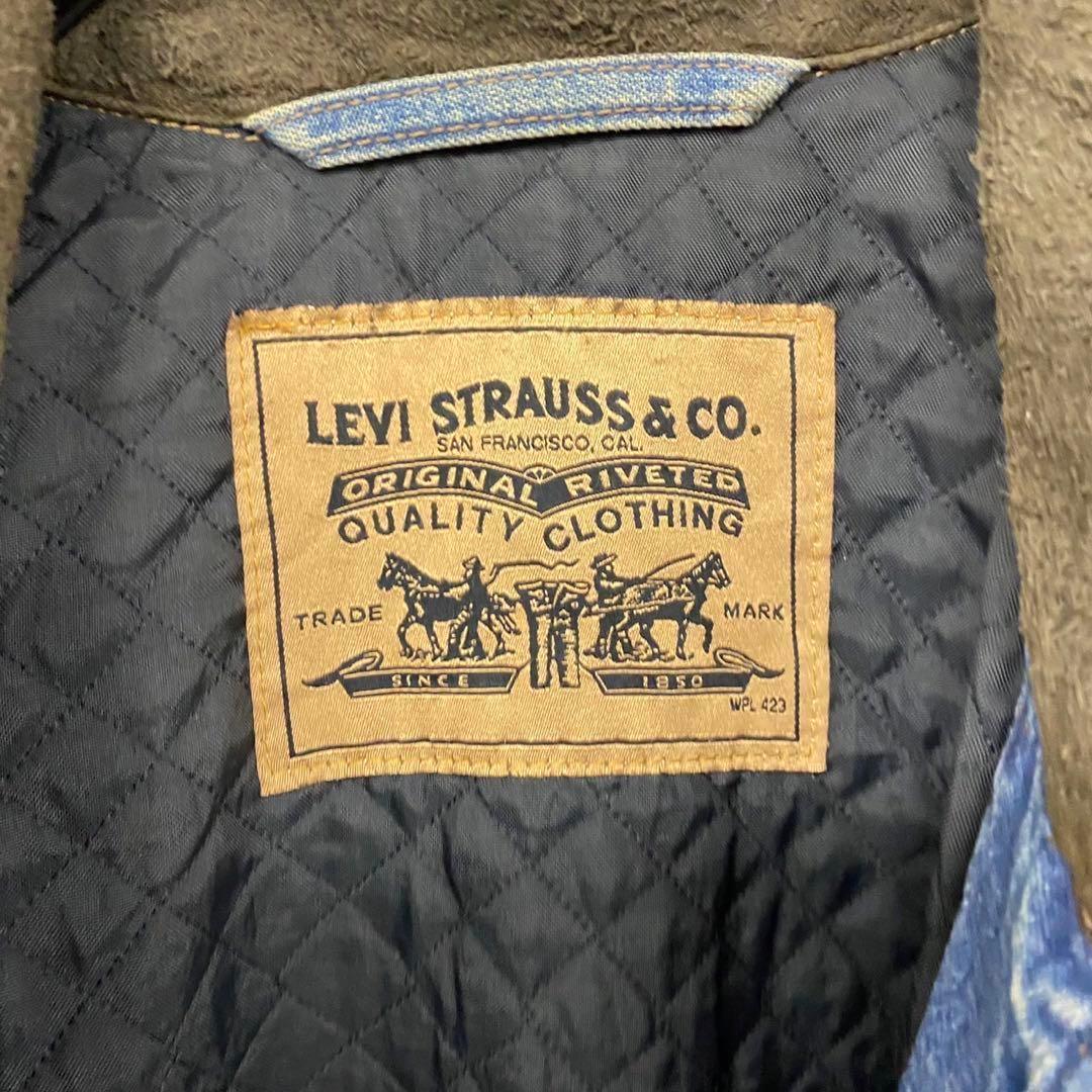 US古着◆リーバイス カバーオール デニムジャケット メンズ2XL