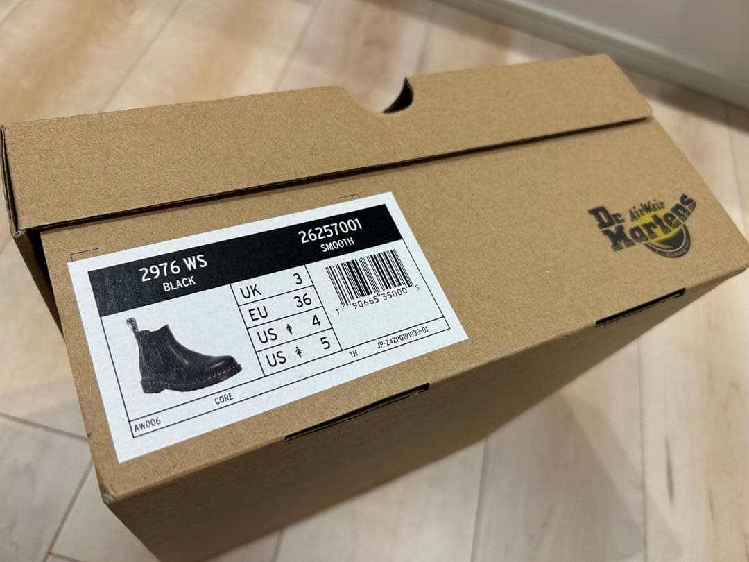 【Dr. Martens】 チェルシーブーツ 白ステッチ 【22cm】