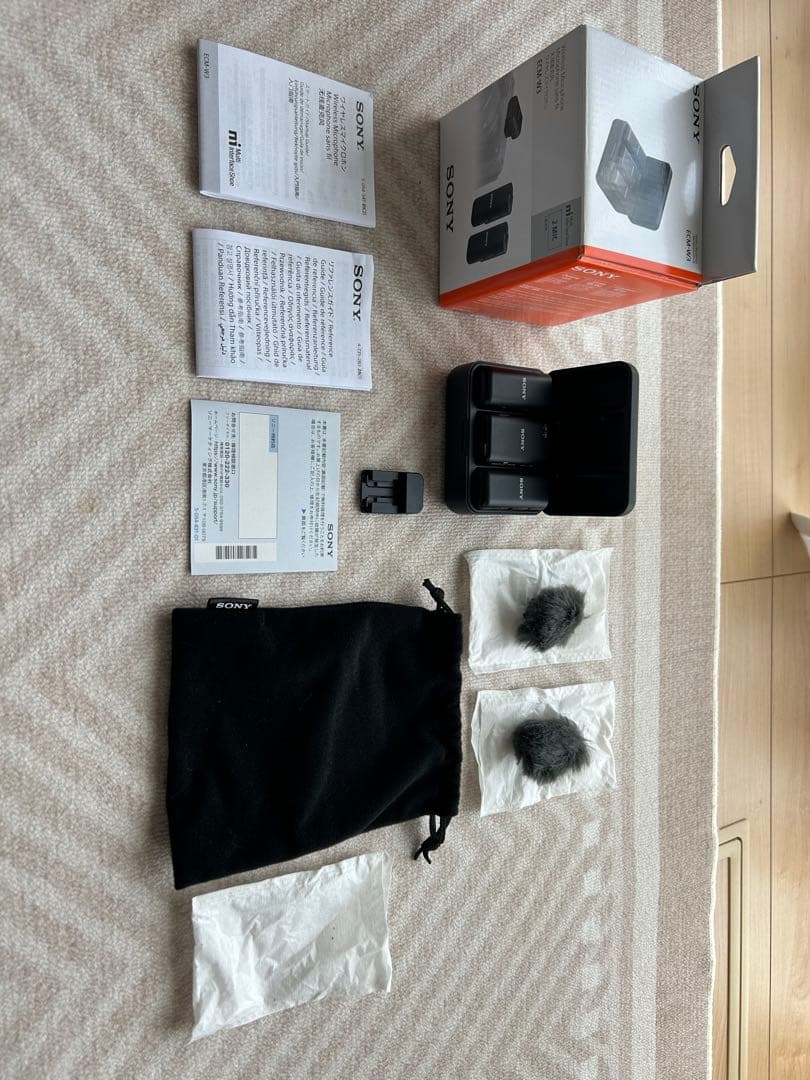 SONY ワイヤレスマイク ECM-W3