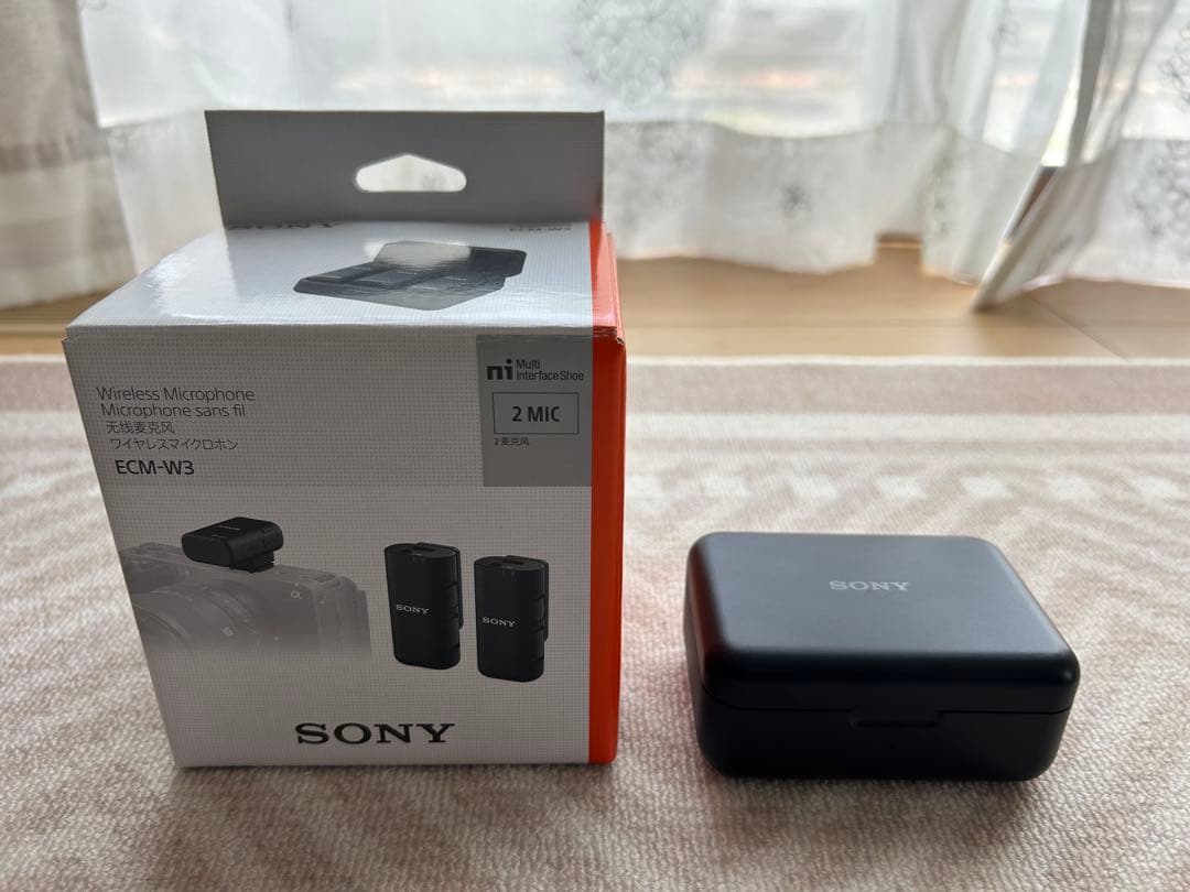 SONY ワイヤレスマイク ECM-W3