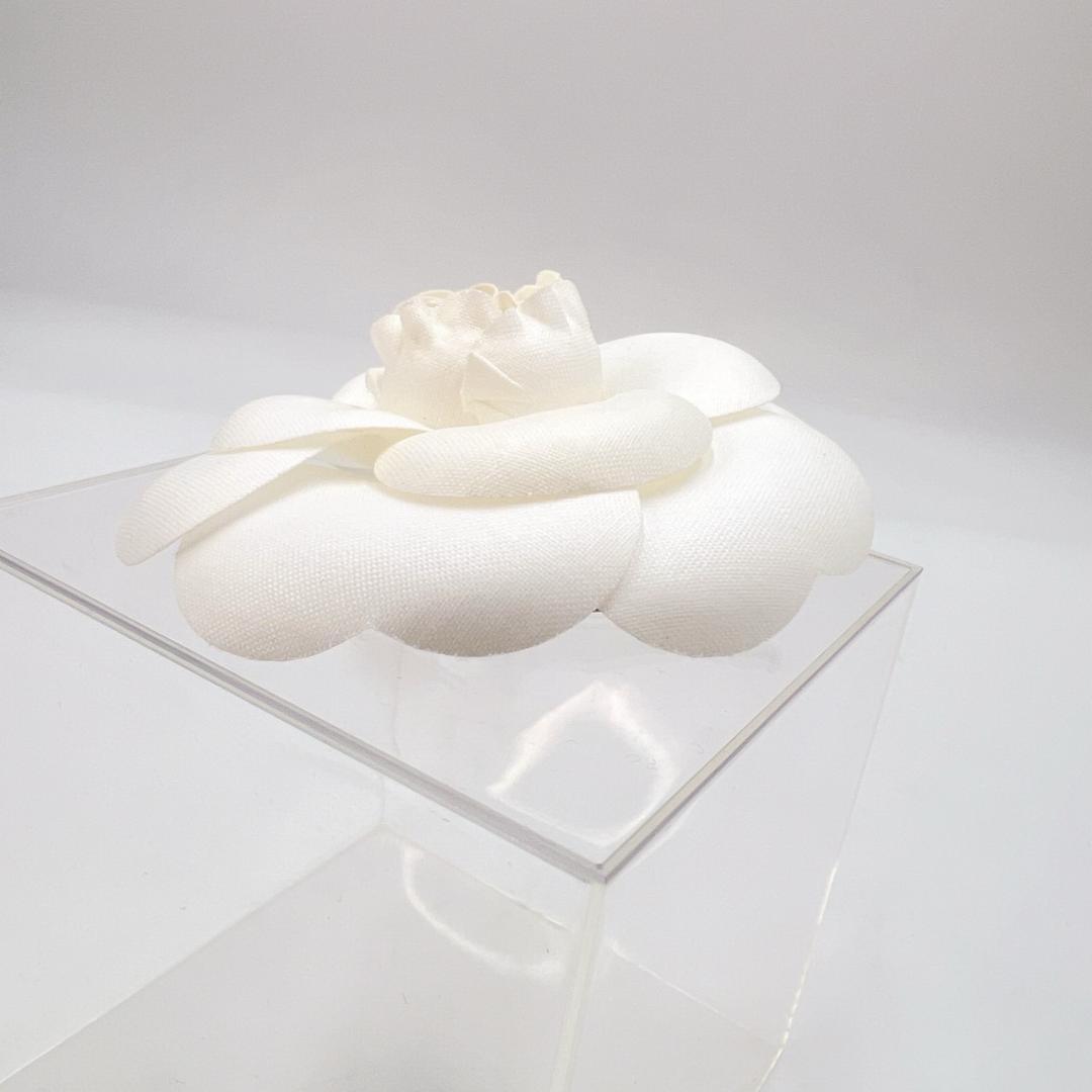 CHANEL　シャネル　カメリア　コサージュ　ココマーク付き　美品