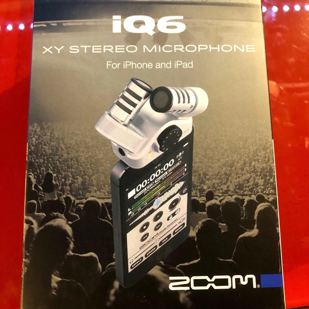 【新品未使用】ZOOM iQ6 XYステレオマイク【すいかくん】