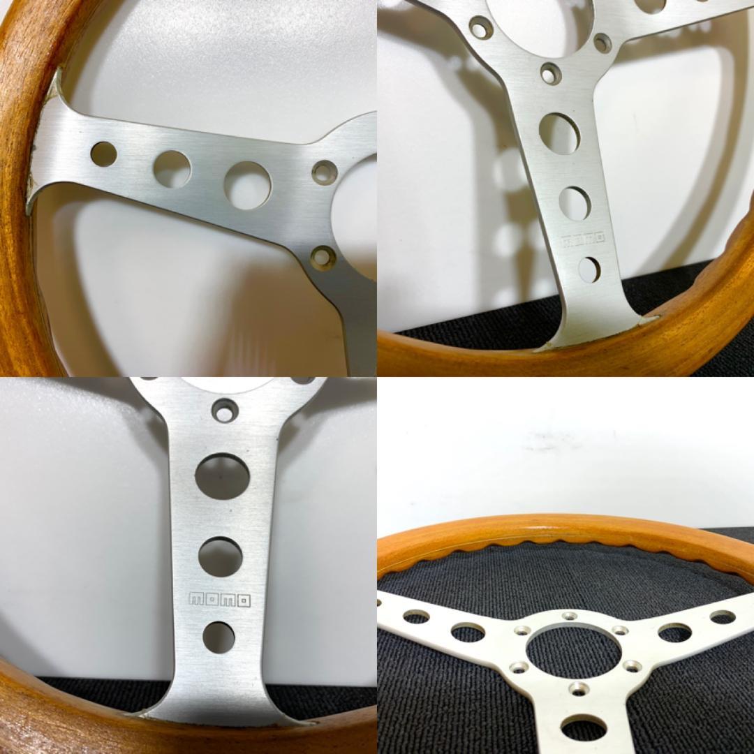 モモ INDI インディ ウッドステアリング 34.5パイ レストア品