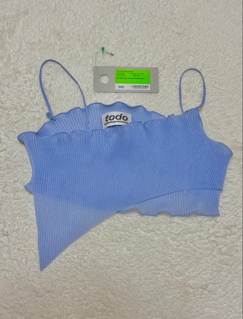 kotohayokozawa todo ライトブルー ビスチェ　コトハヨコザワ