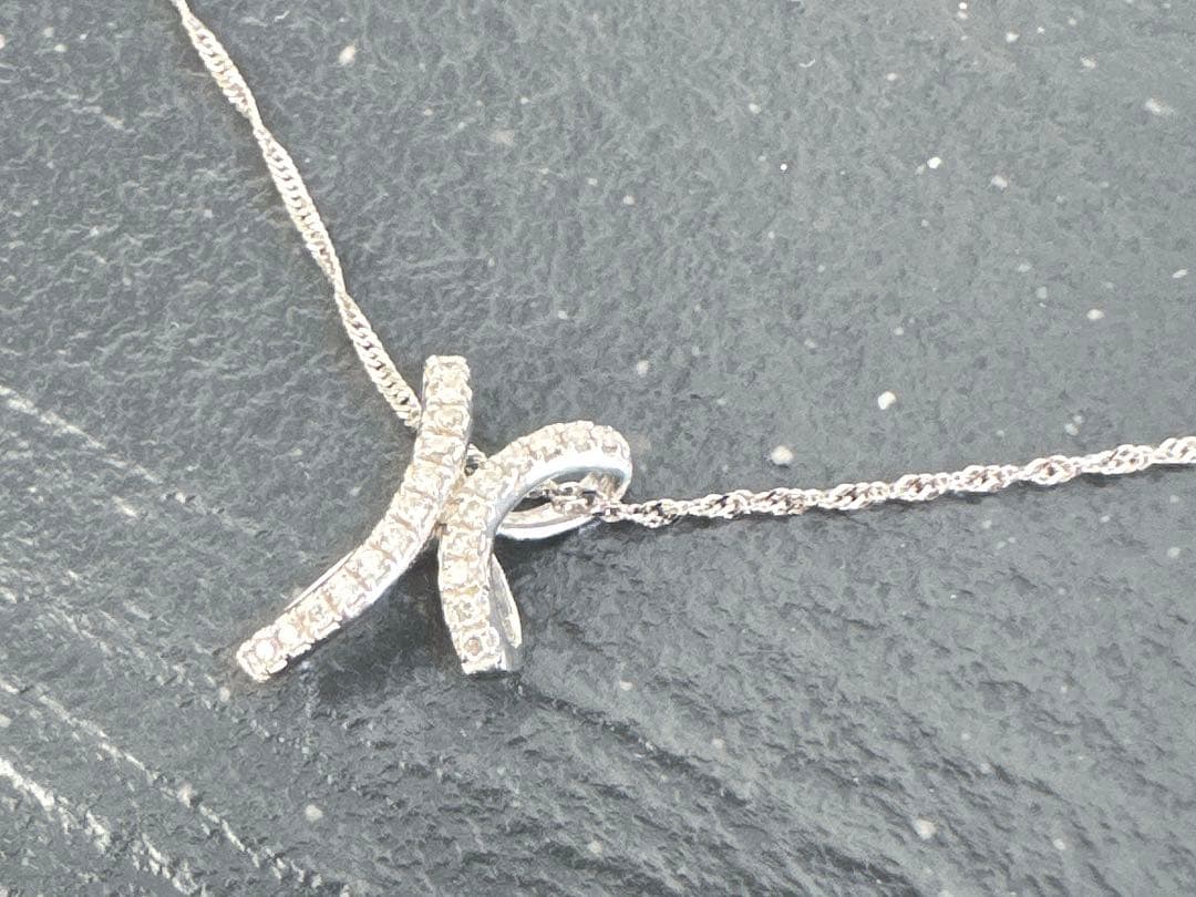 上品 ダイヤモンド ネックレス 24粒 フォーマル