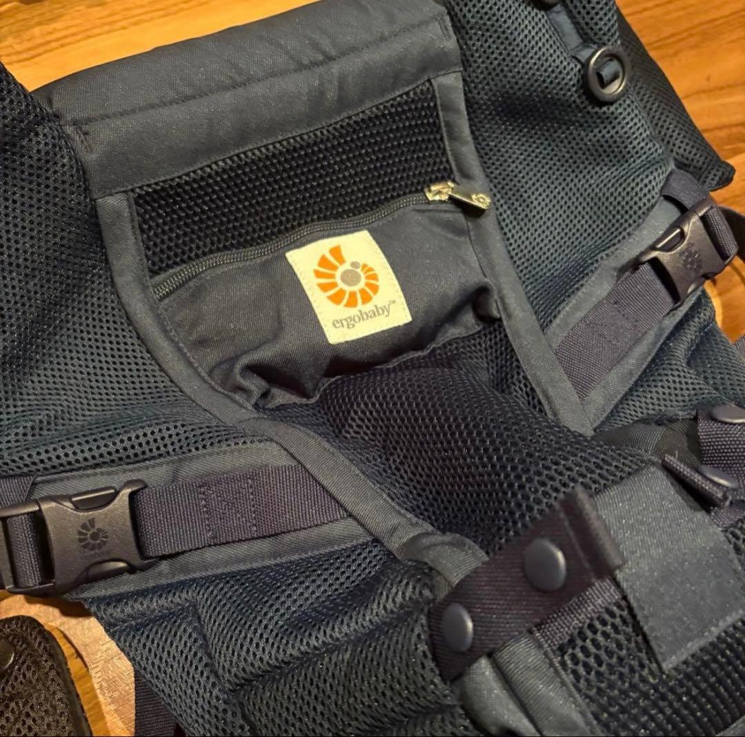 ergobaby Adapt ネイビー クールエアメッシュ エルゴ 抱っこ紐